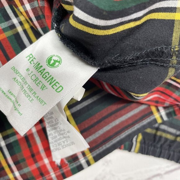 Crewcuts Tartan Plaid Ruffle Apron Top Girls' L Holiday - Picture 8 of 10